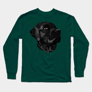 A Black Lab Long Sleeve T-Shirt